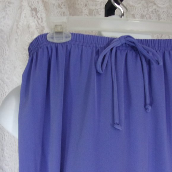 Koret Elastic Waist Purple Midi Maxi Skirt - Picture 3 of 4